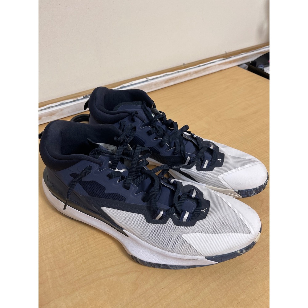Jordan Zion 1 Blue Void White Basketball Shoes DC4208-400 Mens Size 16